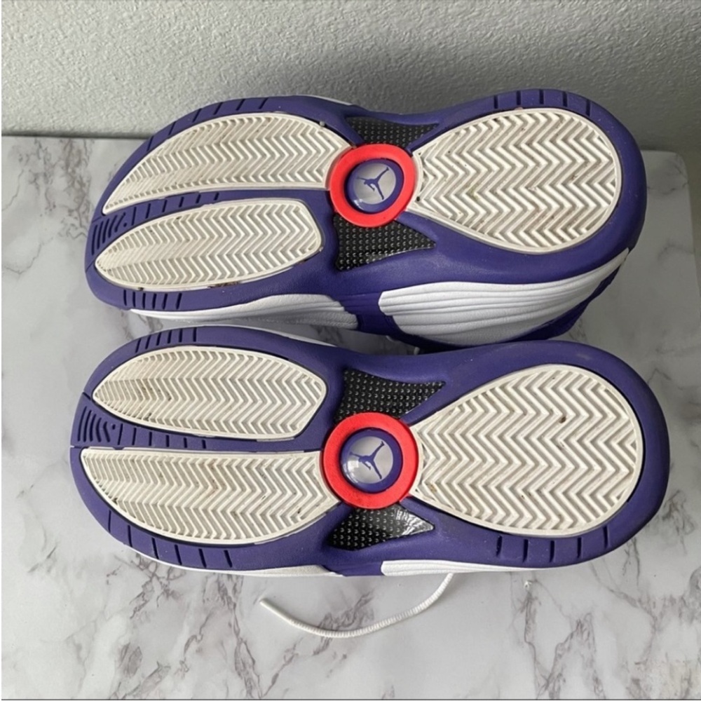 Jordan White and Purple Sneakers - Picture 13 of 13